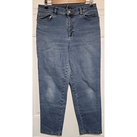 Ralph Lauren Jeans Womens Size 10 Petite 30x26 Blue Denim - Picture 1 of 6